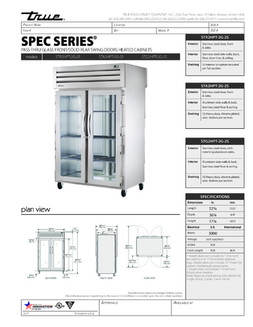 Spec Sheet
