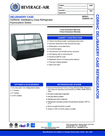 Spec Sheet