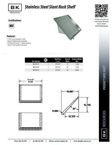 Spec Sheet
