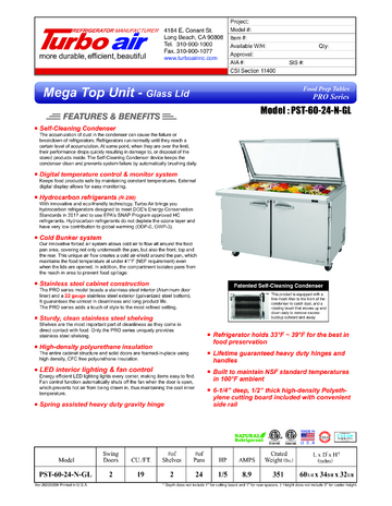 Spec Sheet