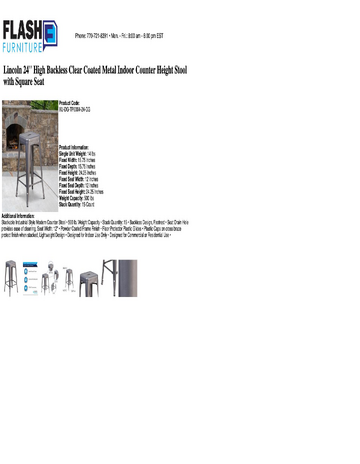 Spec Sheet