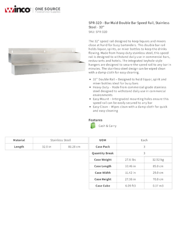 Spec Sheet