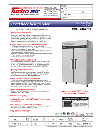 Spec Sheet