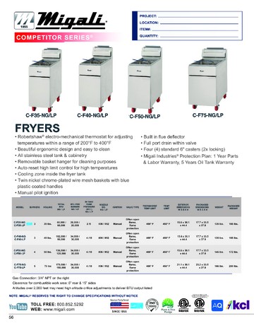 Spec Sheet