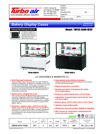 Spec Sheet
