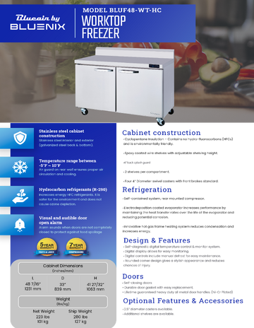 Spec Sheet