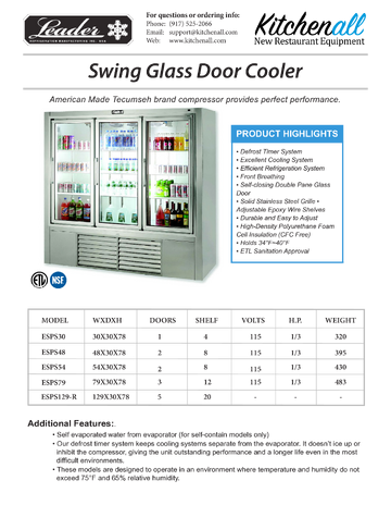 Spec Sheet