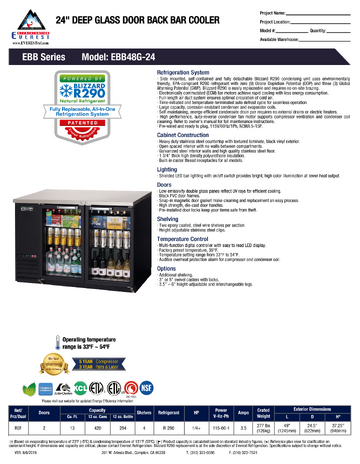 Spec Sheet