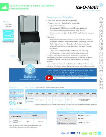 Spec Sheet