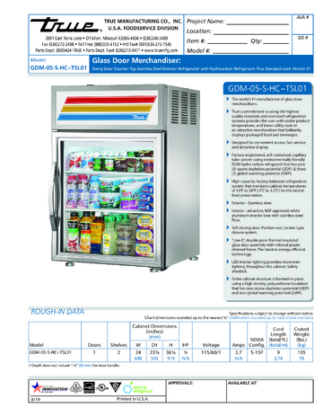 Spec Sheet