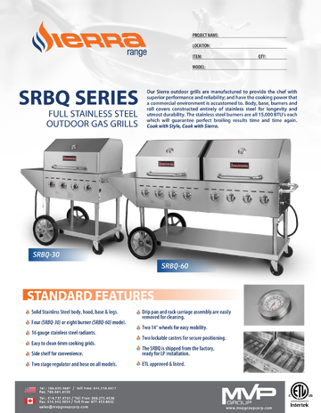 Spec Sheet
