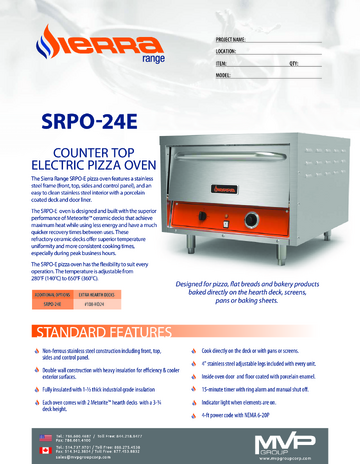 Spec Sheet