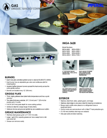Spec Sheet