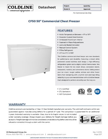 Spec Sheet