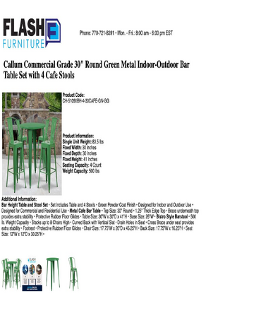 Spec Sheet