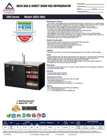 Spec Sheet