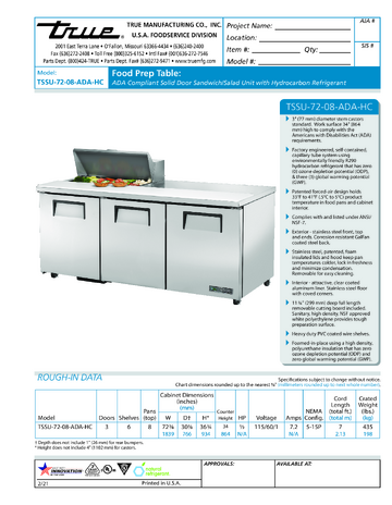 Spec Sheet