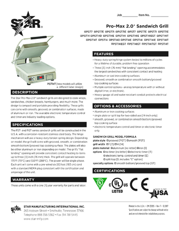 Spec Sheet
