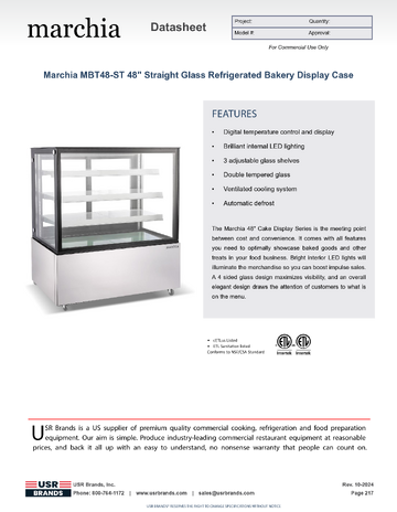 Spec Sheet