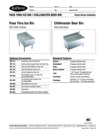 Spec Sheet