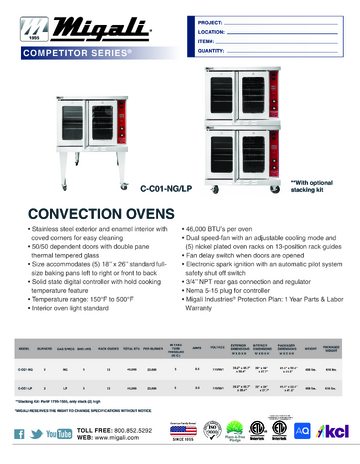 Spec Sheet