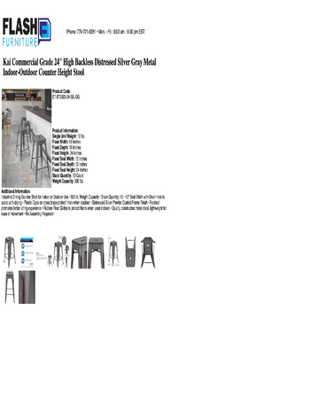 Spec Sheet