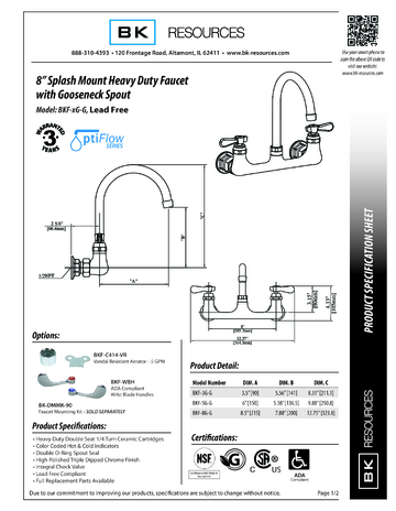 Spec Sheet