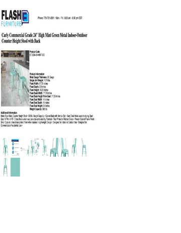 Spec Sheet