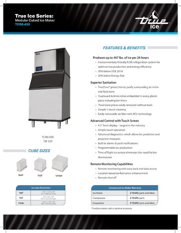 Spec Sheet