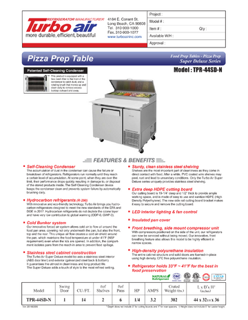 Spec Sheet