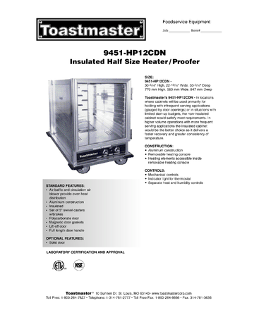 Spec Sheet
