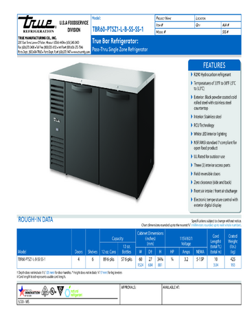 Spec Sheet
