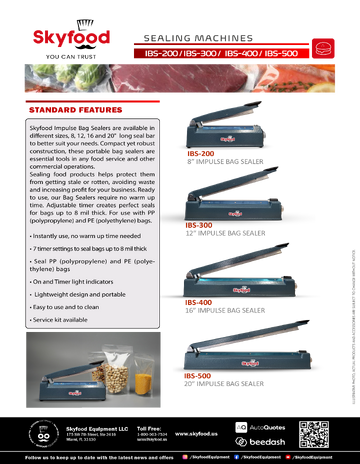 Spec Sheet