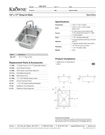 Spec Sheet