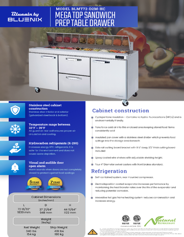 Spec Sheet