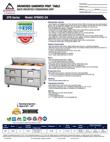 Spec Sheet