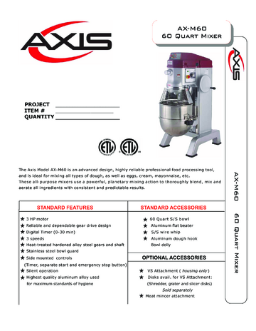 Spec Sheet