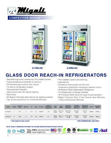 Spec Sheet