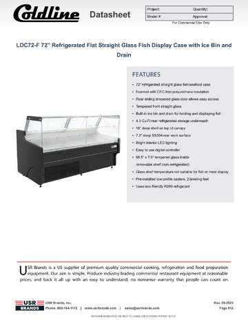 Spec Sheet