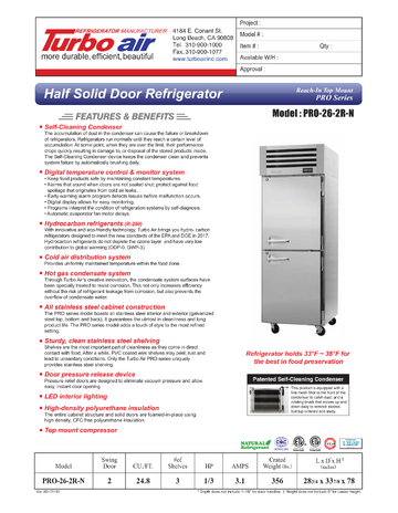 Spec Sheet