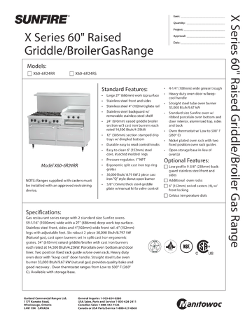 Spec Sheet