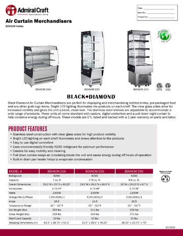 Spec Sheet