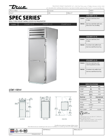 Spec Sheet