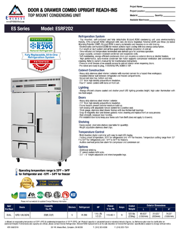 Spec Sheet