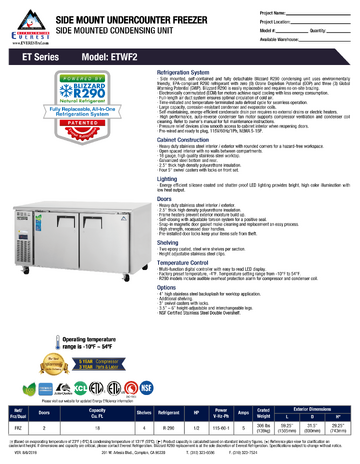 Spec Sheet