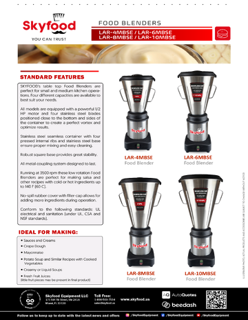 Spec Sheet