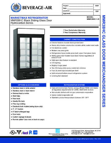 Spec Sheet