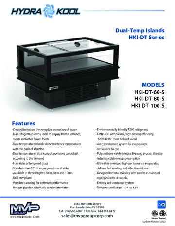 Spec Sheet