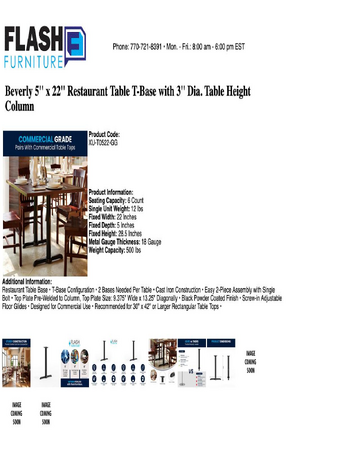 Spec Sheet