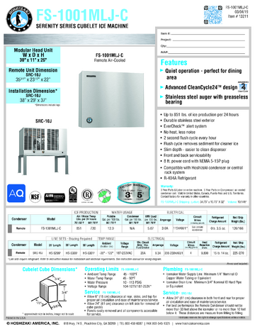 Spec Sheet